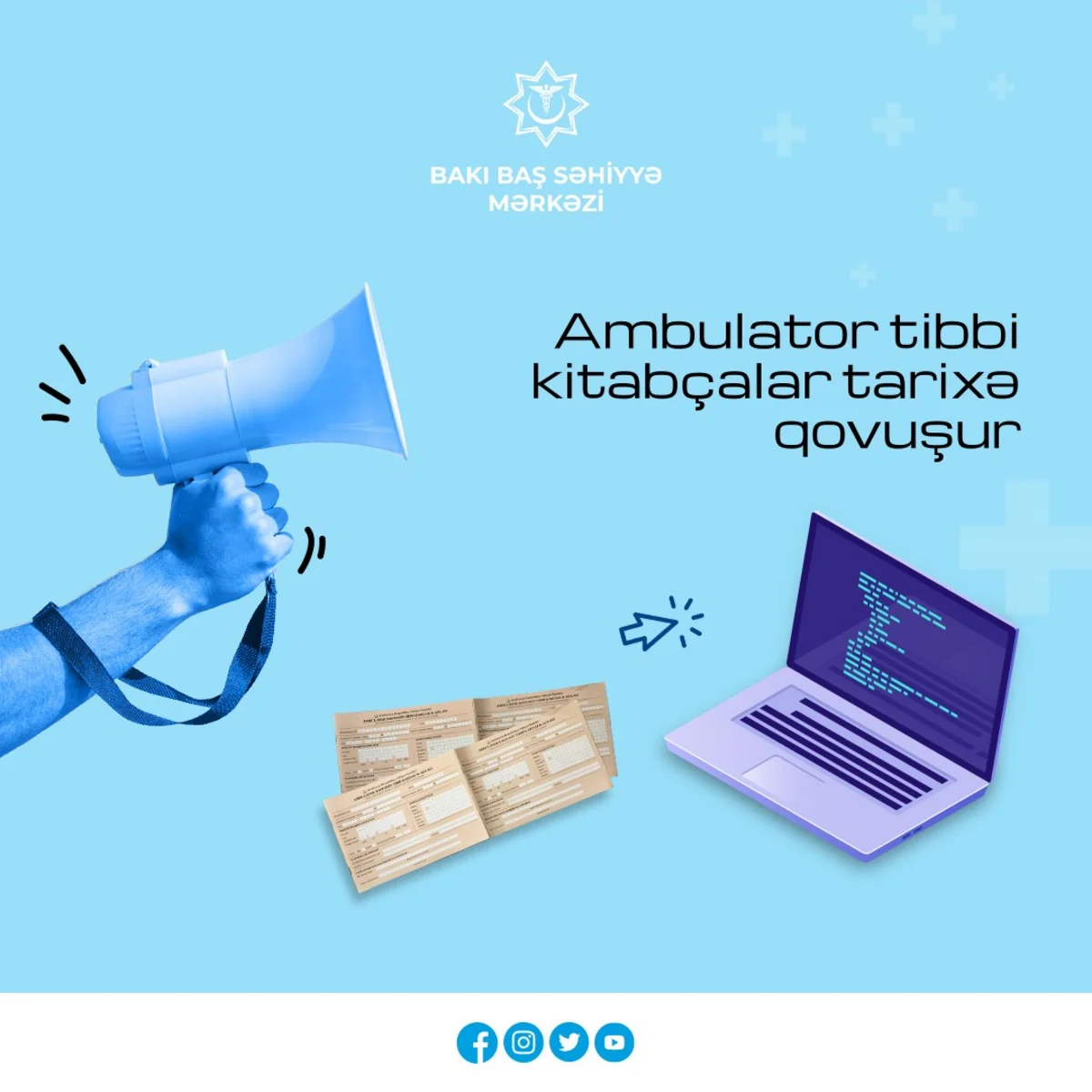 Bakıdakı poliklinikalarda tibbi qeydiyyat sənədlərinin elektronlaşdırılmasına başlanılıb