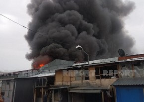 Горящий рынок в Барде потушен - ОБНОВЛЕНО