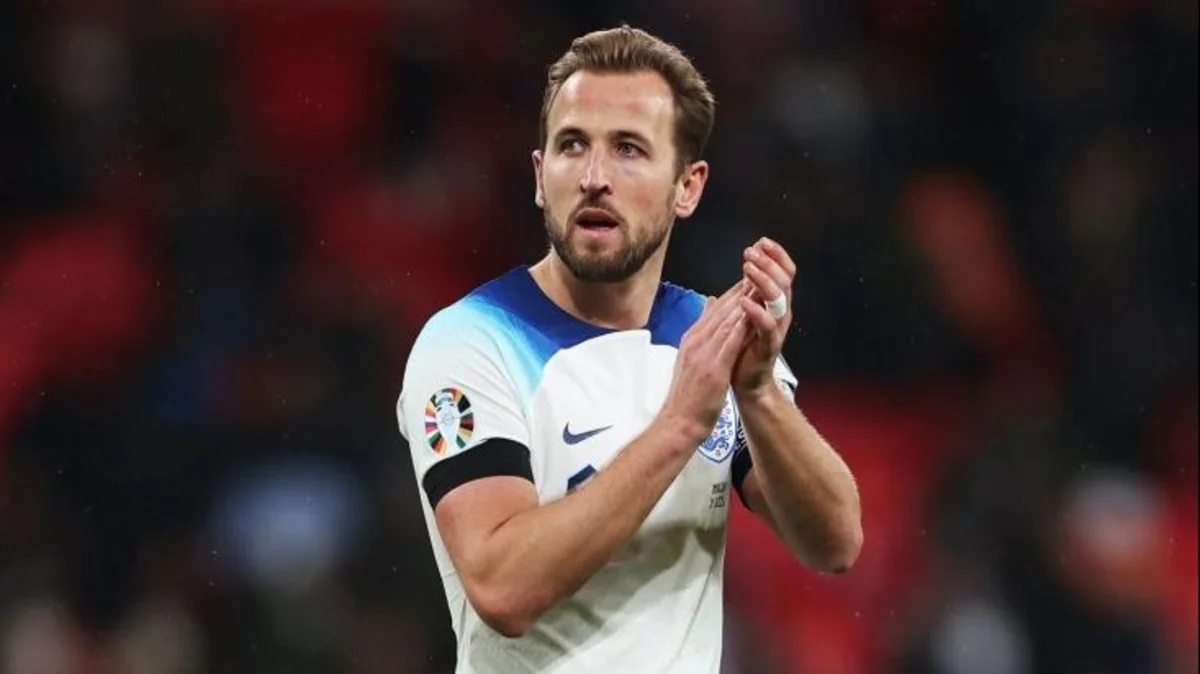 Harry Kane becomes England's most capped player in European and World Championships