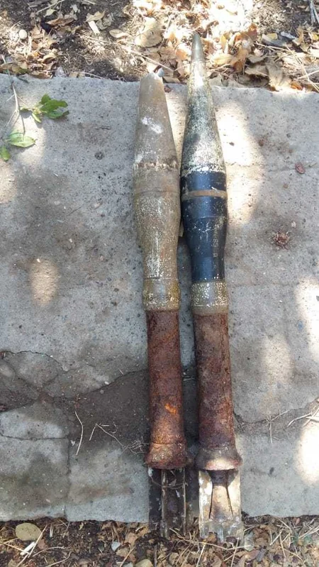 Gəncədə ev və həyətyanı sahəsindən 135 partlamamış hərbi sursat tapılıb