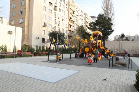 Leyla Aliyeva attends inauguration of another yard redeveloped under “Bizim həyət” project