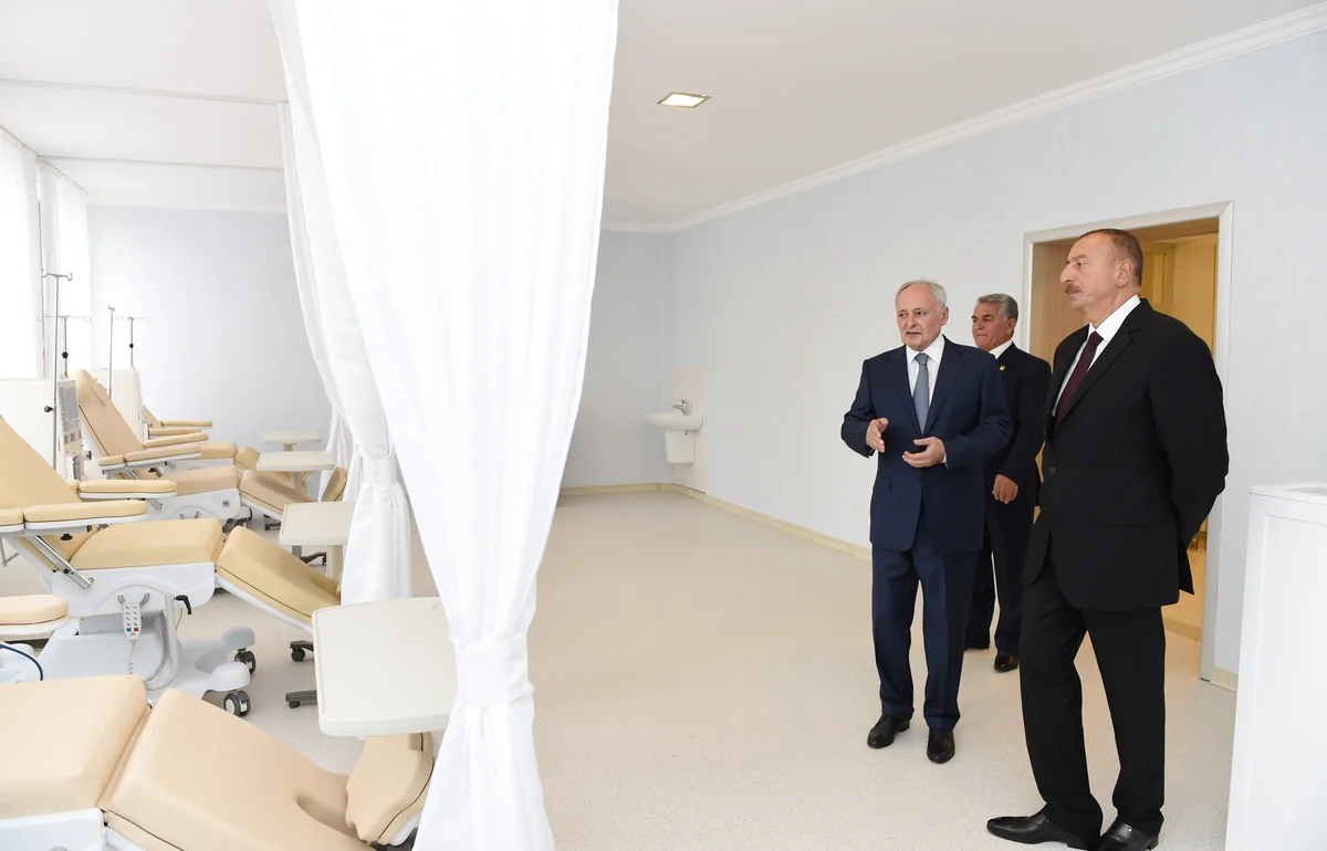 President of Azerbaijan viewed Bilasuvar Central District Hospital after major overhaul