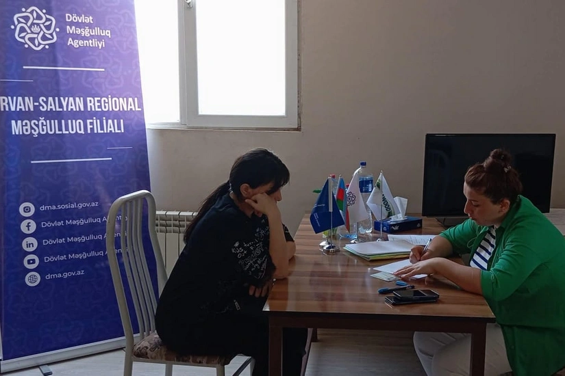 Biləsuvarda əmək yarmarkası keçirilib