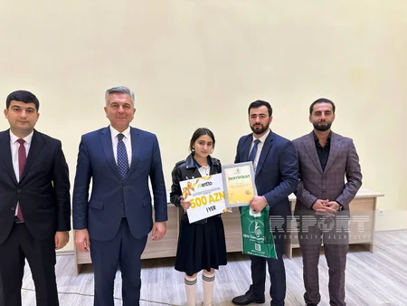 Biləsuvarda Heydər Əliyevin 100 illik yubileyinə həsr olunmuş bilik yarışması keçirilib