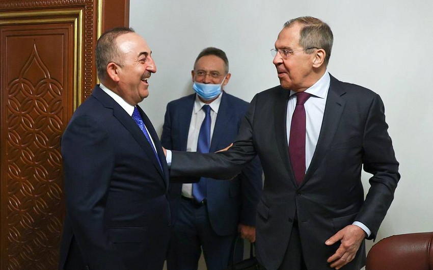 Mövlud Çavuşoğlu və Sergey Lavrov Dağlıq Qarabağı müzakirə etdilər