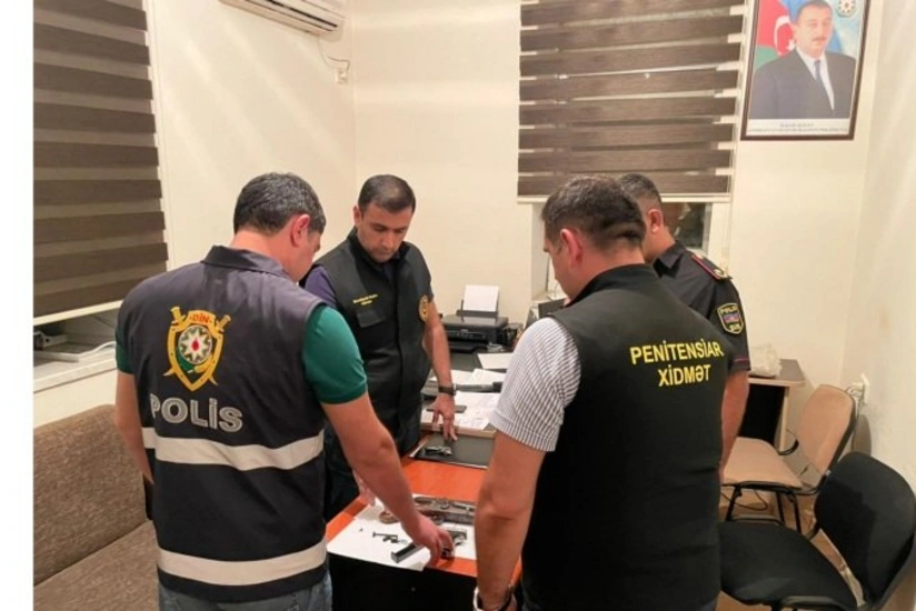 Maştağada məhkuma məxsus torpaq sahəsindən silahlar götürülüb