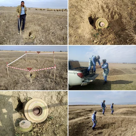 Ağdamda tank əleyhinə mina tapılıb