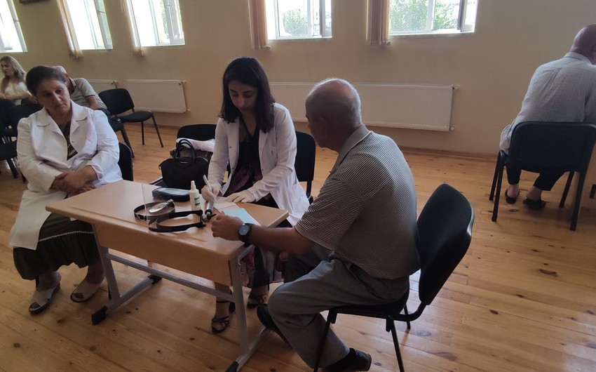 Coratda səyyar tibbi aksiya keçirilib