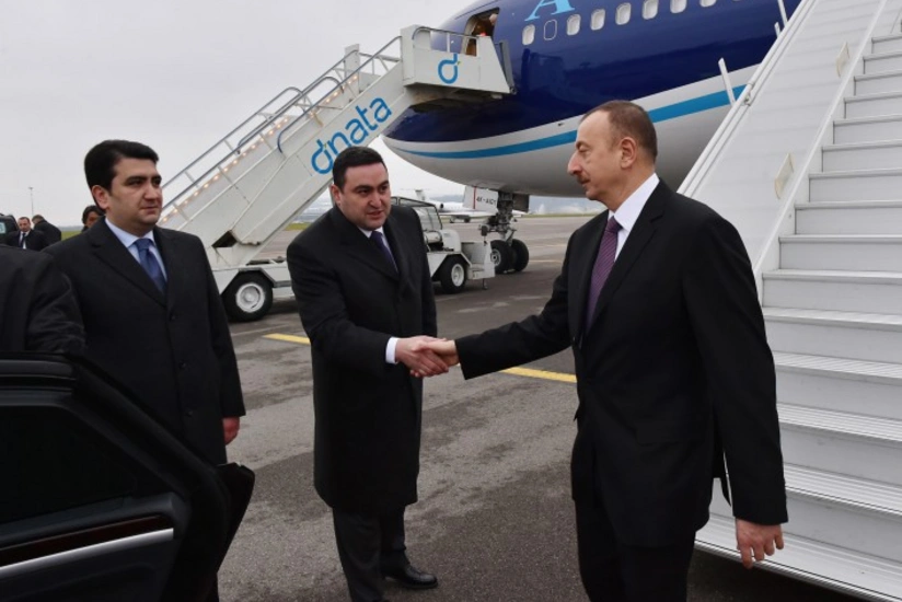 ​Dövlət başçısının İsveçrəyə işgüzar səfəri başlayıb