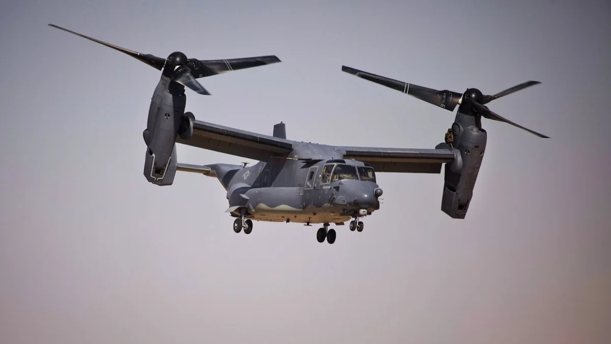 Japan protests against resumption of US Osprey tiltrotor flights