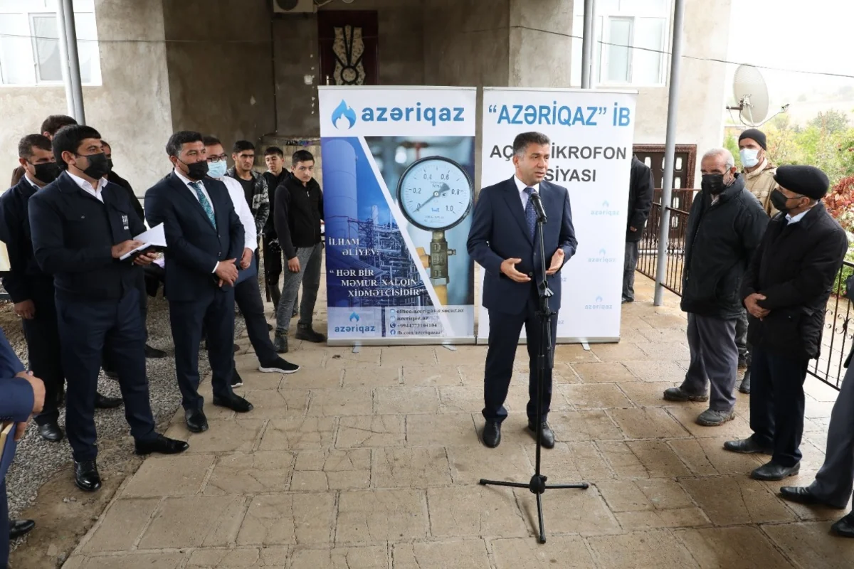 “Azəriqaz”ın baş direktoru 3 kəndin qazlaşdırılması ilə bağlı tapşırıq verdi