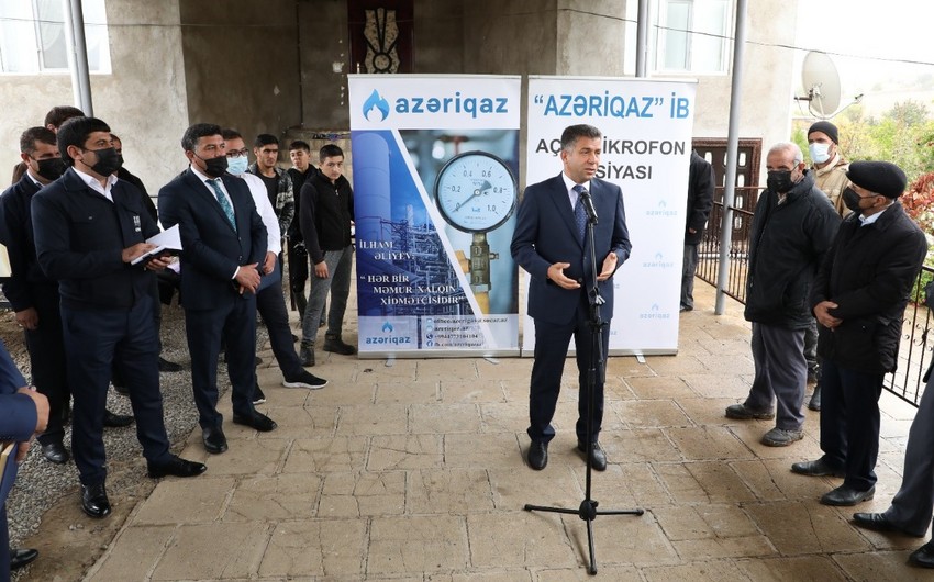 “Azəriqaz”ın baş direktoru 3 kəndin qazlaşdırılması ilə bağlı tapşırıq verdi