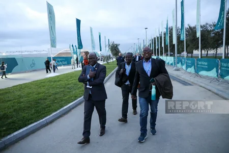 COP29-un dördüncü gününün ilk saatlarından - FOTOREPORTAJ