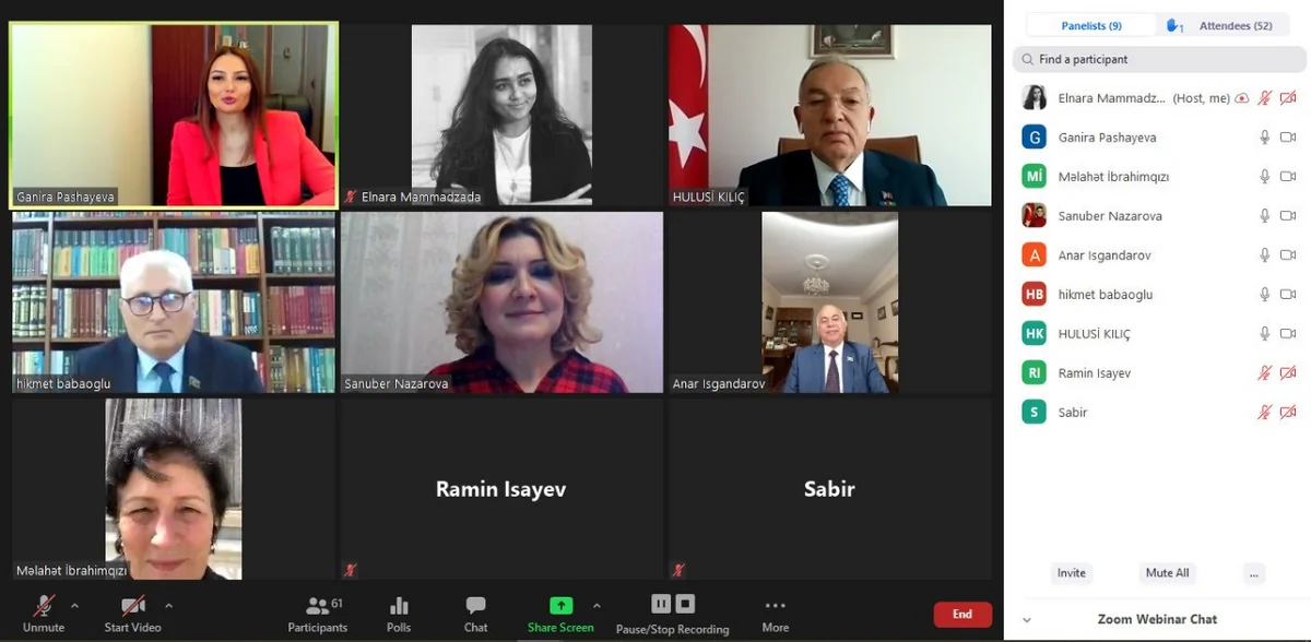 SOCAR AQŞ-nin təşkilatçılığı ilə Respublika Gününə həsr olunan vebinar təşkil olunub