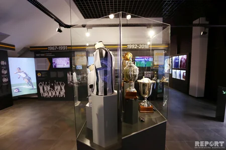 “Neftchi” football club museum and fan shop presented