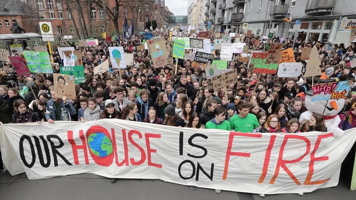 Fridays For Future eco-activists rally in Rome