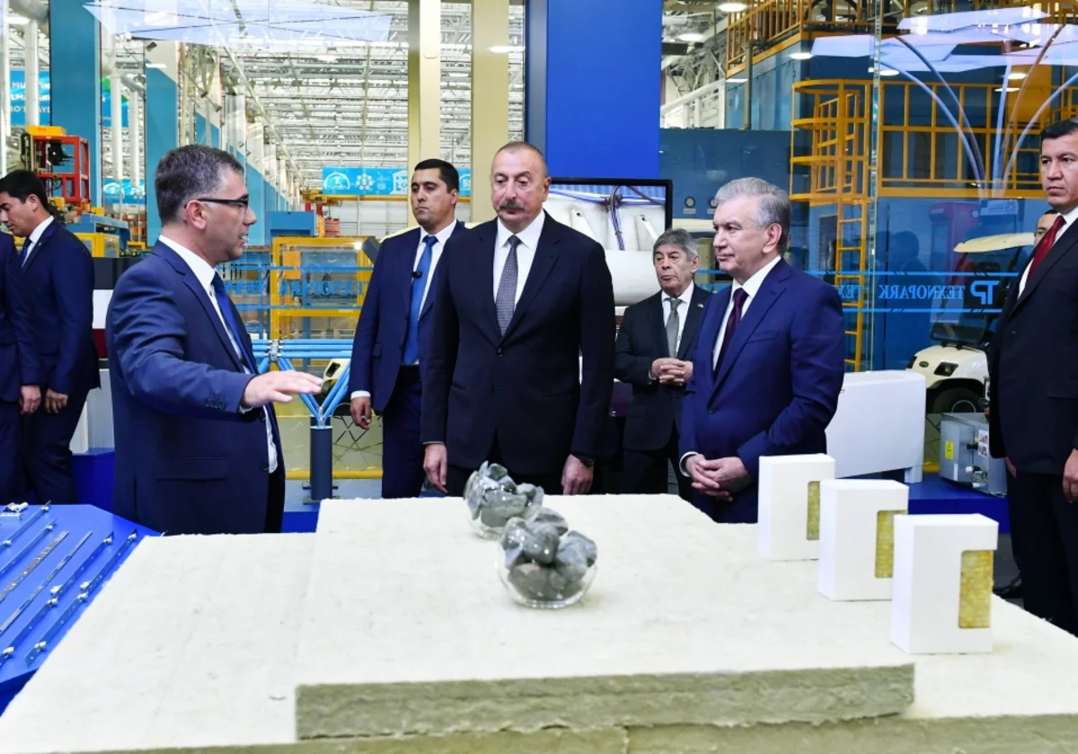 President Ilham Aliyev, President Shavkat Mirziyoyev view activity of Technopark LLC in Tashkent