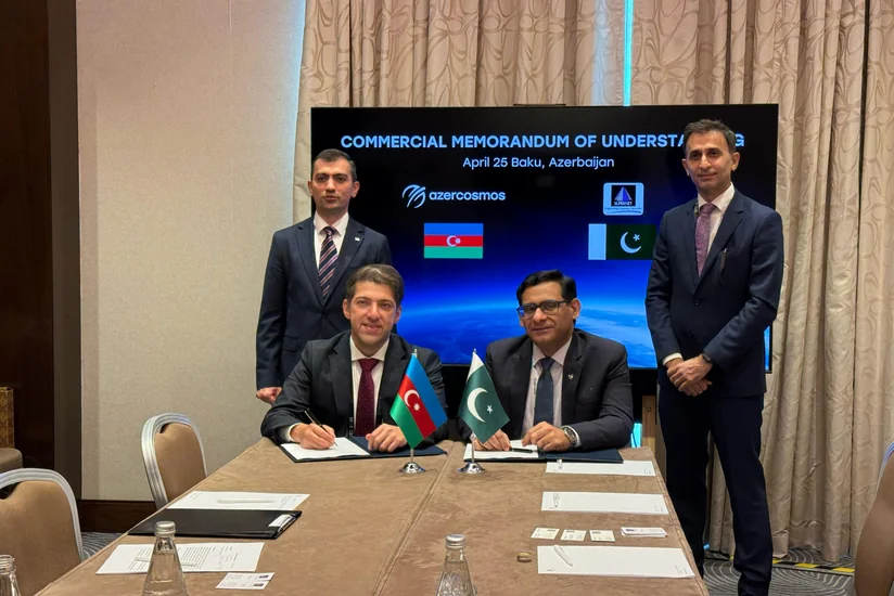 Azərkosmos Pakistan şirkət ilə Kommersiya Anlaşma Memorandumu imzalayıb