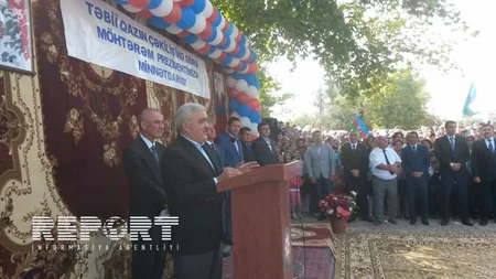 ​Xaçmaz rayonunun Alekseyevka kəndinə ilk dəfə təbii qaz verilib - FOTO
