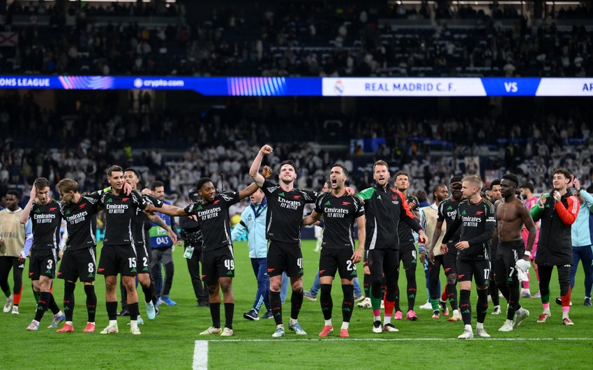 Realı məğlub edən Arsenal tarixi rekorda imza atıb