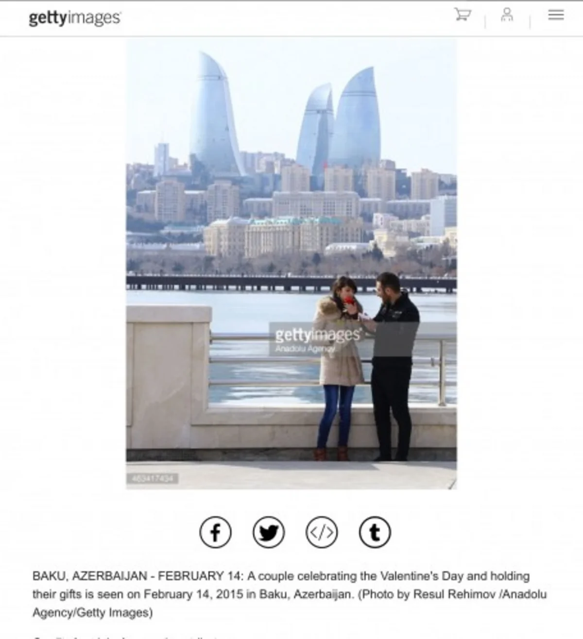 Britaniyanın foto agentliyi Azərbaycanda “Valentin Günü”nü işıqlandırıb