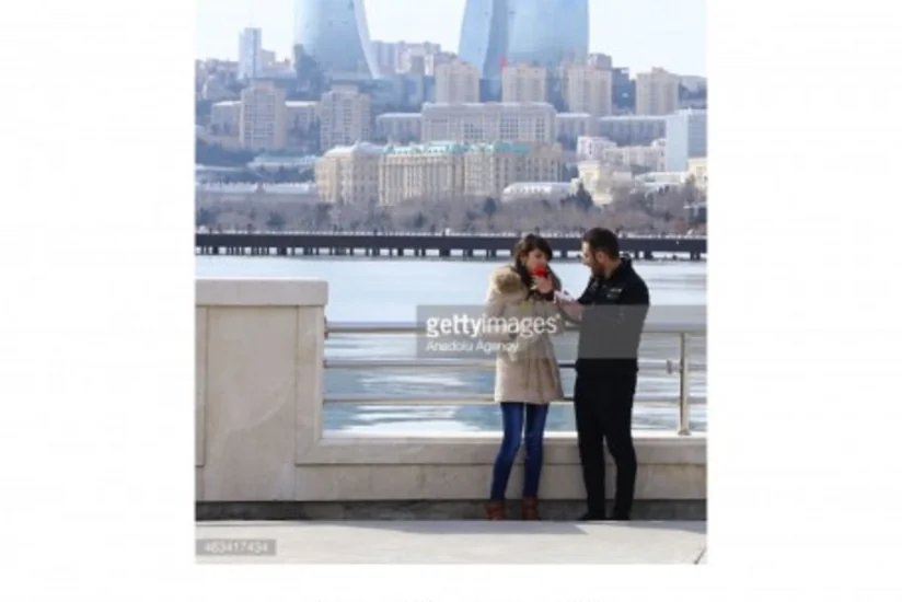 Britaniyanın foto agentliyi Azərbaycanda “Valentin Günü”nü işıqlandırıb