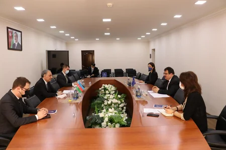 Baş prokuror Avropa İttifaqının Azərbaycandakı nümayəndəsi ilə görüşüb