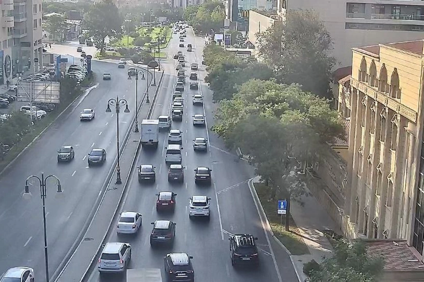 Bakının bu yollarında sıxlıq var - SİYAHI