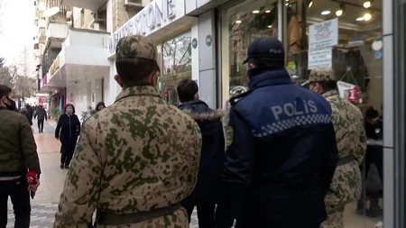 Maska taxmayan şəxslər cərimələnib