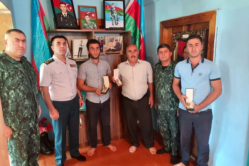 DSX rəhbərliyi şəhid sərhədçilərin ailələrinə və Vətən müharibəsi qazilərinə baş çəkib