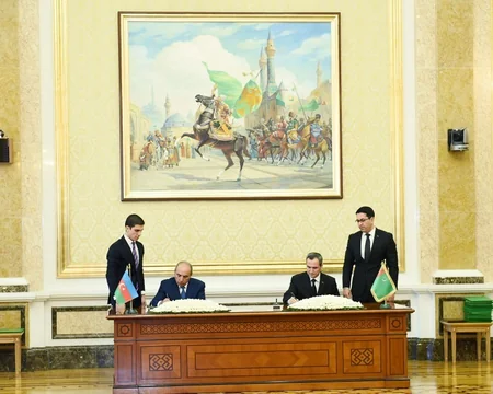 Azerbaijan, Turkmenistan sign bilateral documents
