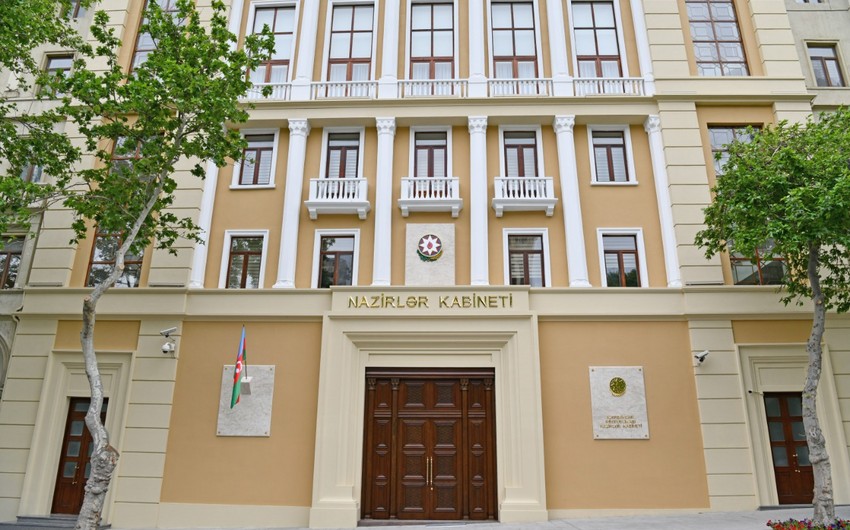 Nazirlər Kabineti məlumat yayıb