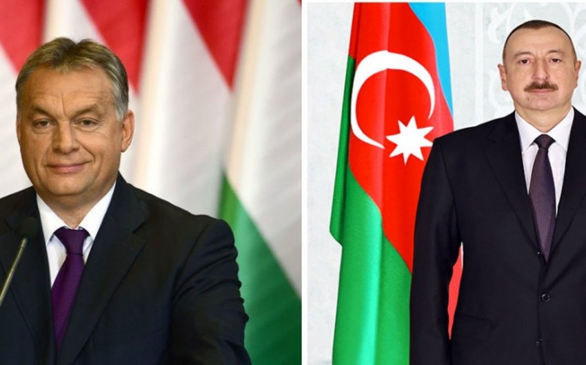 Macarıstanın baş naziri Azərbaycan Prezidentini təbrik edib