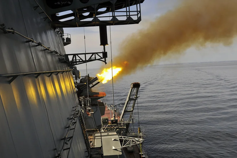 Россия провела учения в Каспийском море