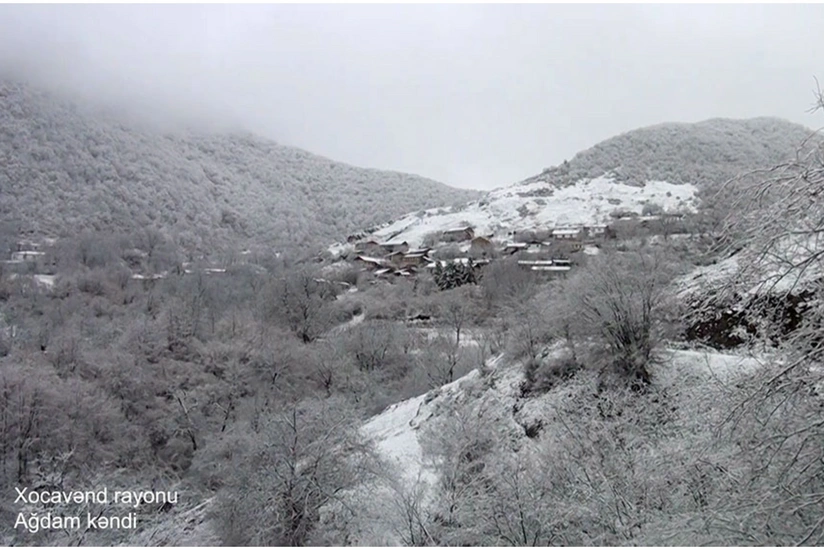 Video footage from liberated Aghdam village of Khojavend district