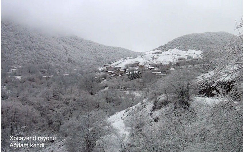 Video footage from liberated Aghdam village of Khojavend district