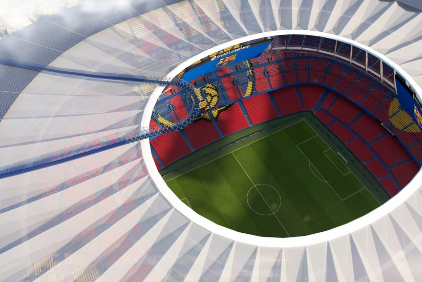 Barcelona releases images of renovated Camp Nou