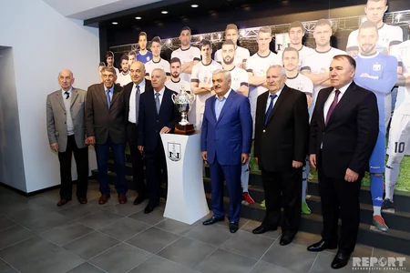“Neftchi” football club museum and fan shop presented
