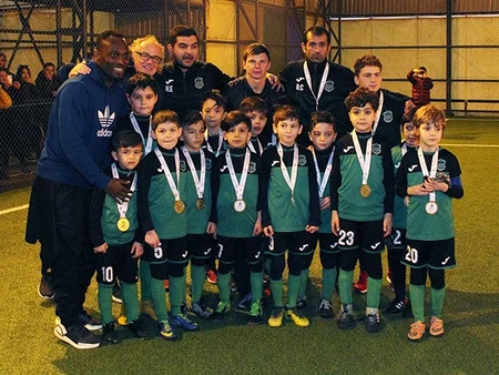 Maykl Essyen və Andrey Arşavin Bakıda “Akademiya Kuboku”nun qaliblərini mükafatlandırıb