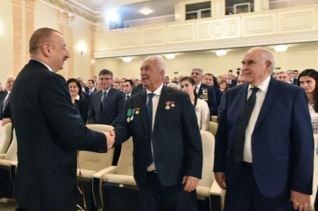 Prezident Sumqayıtın 70 illiyinə həsr olunan tədbirdə iştirak edib - YENİLƏNİB-2