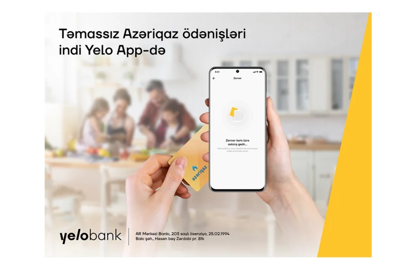Yelo App vasitəsilə qaz kartının balansını artır