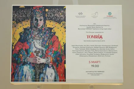 Heydər Əliyev Mərkəzində Türk dünyası rəssamlarının “Tomris” adlı sərgisi keçirilib