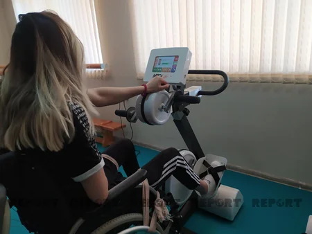 Media nümayəndələri qazilərə göstərilən reabilitasiya xidmətləri ilə tanış olublar