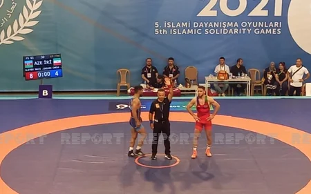 İslamiada: Azərbaycanın 4 güləşçisi finalda, Kolesnik gümüş medal qazanıb