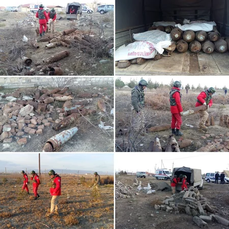 Gəncədə 31 ədəd aviabomba tapılıb