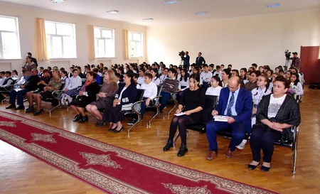 Aydin Mirzezade presents his book devoted to baby girl Zahra killed by Armenians