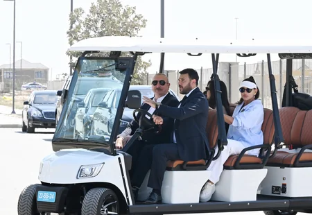 Prezident və Birinci xanım “Sea Breeze”də LANDAU Məktəbinin və “The Grand” apart hotelinin açılışında iştirak ediblər - YENİLƏNİB