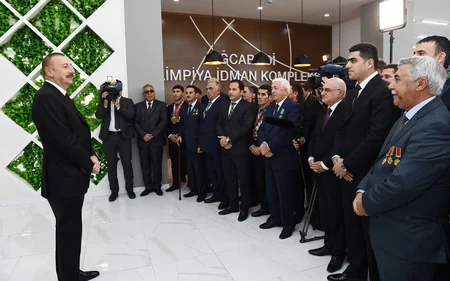 President Ilham Aliyev opens Aghjabadi Olympic Sports Complex