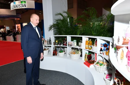 Prezident İlham Əliyev SPECA ölkələrinin sərgisinin açılışında iştirak edib - YENİLƏNİB
