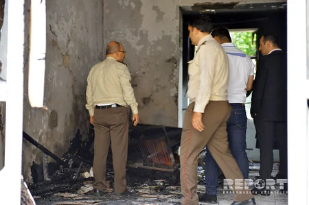 Fire occurs in Baku school